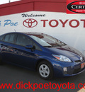 toyota prius 2011 blue hybrid 4 cylinders front wheel drive automatic 79925