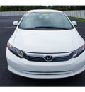 honda civic 2012 white sedan lx gasoline 4 cylinders front wheel drive 5 speed automatic 47129