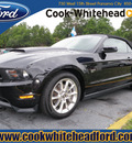 ford mustang 2010 black gt premium gasoline 8 cylinders rear wheel drive automatic 32401
