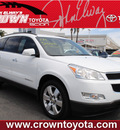chevrolet traverse 2009 white suv lt gasoline 6 cylinders front wheel drive automatic 91761