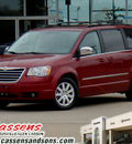 chrysler town country 2010 dark red van touring gasoline 6 cylinders front wheel drive automatic 62034