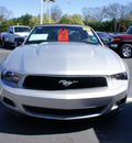 ford mustang 2011 silver v6 premium gasoline 6 cylinders rear wheel drive automatic 08753