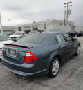 ford fusion 2012 blue sedan se spoiler gasoline 4 cylinders front wheel drive automatic with overdrive 60546