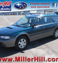 subaru legacy 1997 green wagon outback gasoline 4 cylinders all whee drive automatic 55811