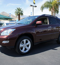 lexus rx 350 2009 dk  red suv gasoline 6 cylinders front wheel drive automatic 92235