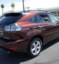 lexus rx 350 2009 dk  red suv gasoline 6 cylinders front wheel drive automatic 92235