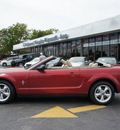 ford mustang 2008 dk  red gasoline 6 cylinders rear wheel drive automatic 33021