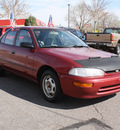 geo prizm 1994 red sedan gasoline 4 cylinders front wheel drive automatic 80229