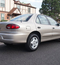 chevrolet cavalier 2000 gold sedan 1 owner only 59k gasoline 4 cylinders front wheel drive automatic 80012