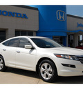 honda accord crosstour 2010 white wagon ex l gasoline 6 cylinders front wheel drive automatic 77065