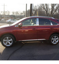 lexus rx 350 2010 red suv premium package gasoline 6 cylinders all whee drive automatic 07755