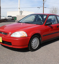 honda civic 1997 red coupe dx gasoline 4 cylinders front wheel drive automatic 80229