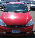 ford focus 2001 red hatchback zx3 gasoline 4 cylinders front wheel drive automatic 55811