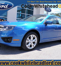 ford fusion 2012 blue sedan se gasoline 4 cylinders front wheel drive automatic 32401
