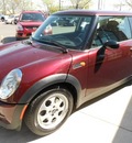 mini cooper 2003 dk red hatchback gasoline 4 cylinders front wheel drive not specified 43228