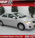 toyota corolla 2010 silver sedan le gasoline 4 cylinders front wheel drive automatic 91731