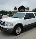 ford expedition el 2007 white suv xlt gasoline 8 cylinders rear wheel drive automatic with overdrive 76087