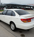 saturn l series 2001 white sedan l300 gasoline 6 cylinders front wheel drive automatic 76087