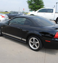 ford mustang 2003 black coupe mach 1 premium gasoline 8 cylinders rear wheel drive 5 speed manual 76018