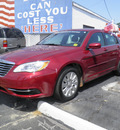 chrysler 200 2011 red sedan lx gasoline 4 cylinders front wheel drive automatic 32447