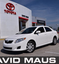 toyota corolla 2009 white sedan le gasoline 4 cylinders front wheel drive automatic 32771