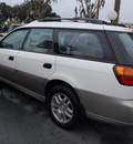 subaru outback 2001 white wagon gasoline 4 cylinders all whee drive automatic 94063