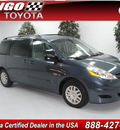 toyota sienna 2009 gray van le 7 passenger gasoline 6 cylinders front wheel drive automatic 91731