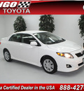 toyota corolla 2009 white sedan s gasoline 4 cylinders front wheel drive automatic 91731