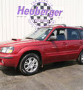 subaru forester 2004 cayenne red suv xt gasoline 4 cylinders all whee drive automatic 80905