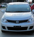 nissan versa 2010 silver hatchback gasoline 4 cylinders front wheel drive automatic 33884