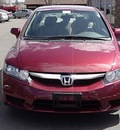 honda civic 2009 red sedan lx gasoline 4 cylinders front wheel drive automatic 06019