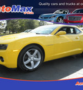 chevrolet camaro 2011 yellow coupe lt gasoline 6 cylinders rear wheel drive automatic 34474