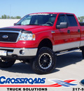 ford f 150 2007 red xlt flex fuel 8 cylinders 4 wheel drive automatic 62708