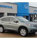 honda cr v 2012 lt  green suv ex l gasoline 4 cylinders front wheel drive 5 speed automatic 77065