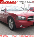 dodge charger 2009 dk  red sedan sxt gasoline 6 cylinders rear wheel drive automatic 45840
