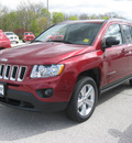 jeep compass 2012 red suv latitude gasoline 4 cylinders 4 wheel drive automatic 45840