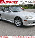 mazda mx 5 miata 2004 silver ls gasoline 4 cylinders rear wheel drive automatic with overdrive 45840