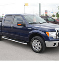 ford f 150 2010 blue xlt gasoline 8 cylinders 2 wheel drive automatic 77388