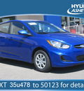 hyundai accent 2012 dk  blue hatchback gs gasoline 4 cylinders front wheel drive automatic 28805