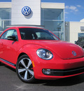 volkswagen beetle 2012 red hatchback turbo pzev gasoline 4 cylinders front wheel drive 6 speed automatic 46410