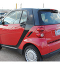smart fortwo 2009 red coupe pure gasoline 3 cylinders rear wheel drive automatic 77037