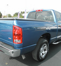 dodge ram pickup 1500 2005 blue pickup truck slt gasoline 8 cylinders rear wheel drive automatic 34474