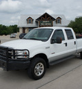 ford f 350 super duty 2005 white xlt diesel 8 cylinders 4 wheel drive automatic 76087