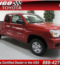 toyota tacoma 2012 red gasoline 4 cylinders 2 wheel drive not specified 91731