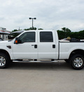 ford f 350 super duty 2009 white lariat diesel 8 cylinders 4 wheel drive automatic 76087