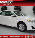 toyota camry 2012 white sedan le gasoline 4 cylinders front wheel drive not specified 91731