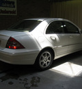 mercedes benz c class 2002 off white sedan c240 gasoline 6 cylinders rear wheel drive automatic 44883