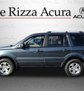 honda pilot 2005 lt  blue suv exl 4x4 gasoline 6 cylinders 4 wheel drive automatic with overdrive 60462