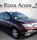 acura mdx 2007 dk  red suv tech awd gasoline 6 cylinders all whee drive automatic with overdrive 60462