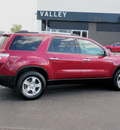 gmc acadia 2011 red suv sle dvd gasoline 6 cylinders all whee drive automatic 55124